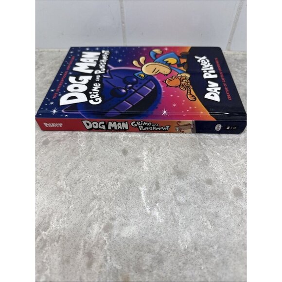 Dog Man: Grime and Punishment hardcover graphic novel by Dav Pilkey. Like New - Picture 2 of 6